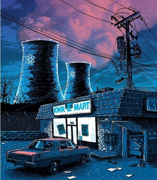 Illustration for article titled Check out these illustrations of Simpsons locales as seen at night